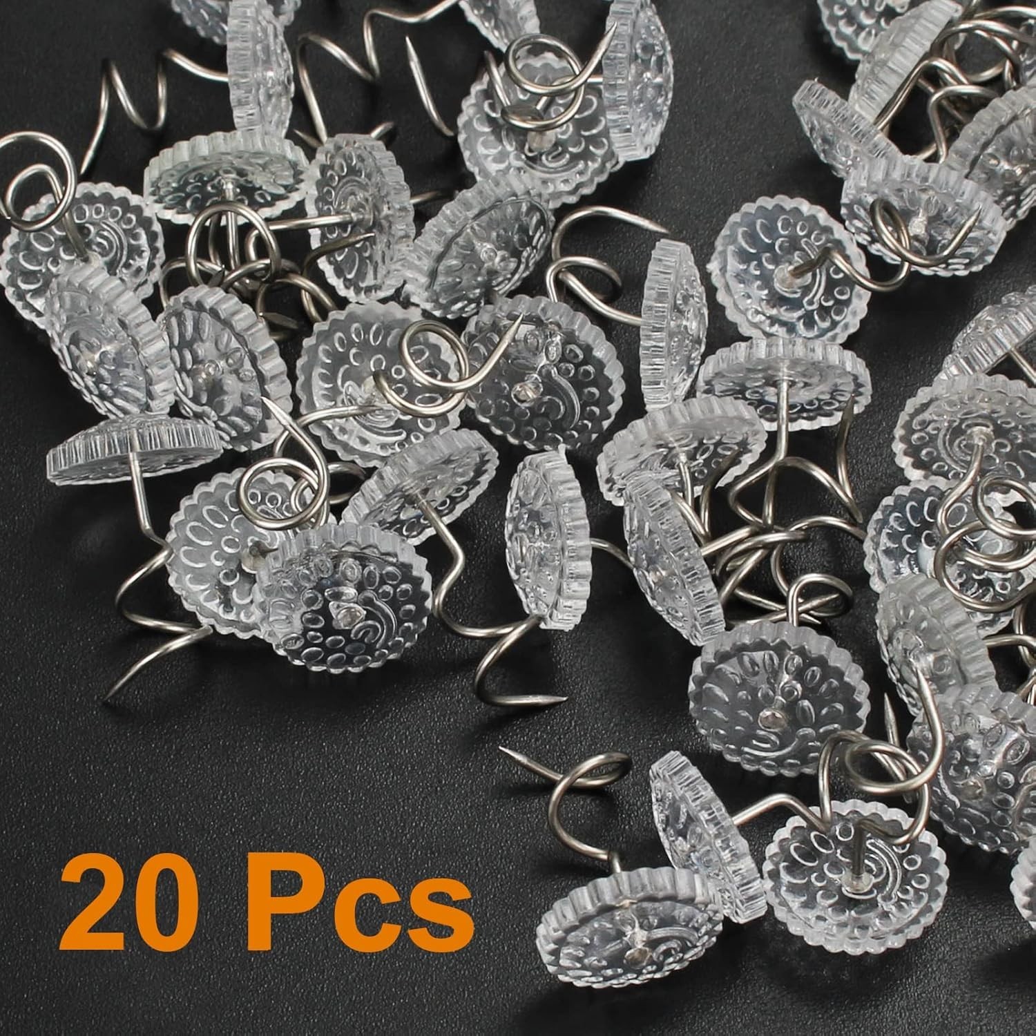 20 Pcs Bedskirt Twist Pins Upholstery Tacks Headliner Pins for Slipcovers