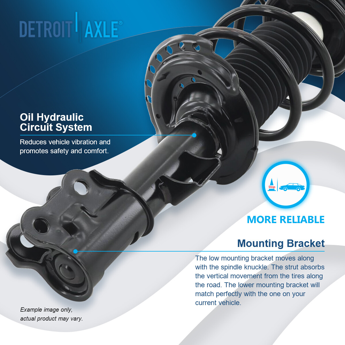 Front Struts w/ Coil Springs Sway Bars Tie Rods for 2011 - 2016 Hyundai Elantra