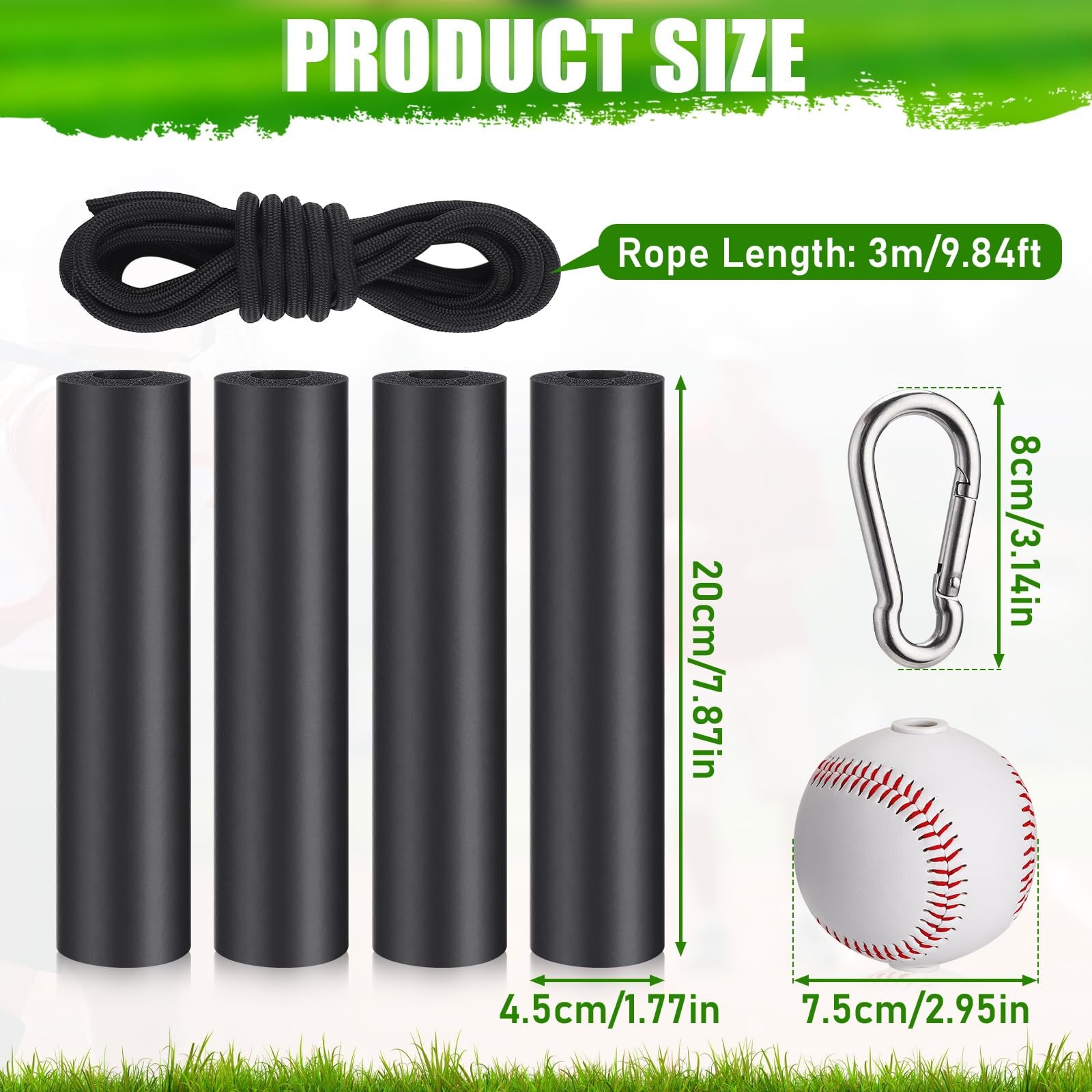 Baseball Softball Hitting Trainer, Batting Swing Trainer for Baseball & Softb...