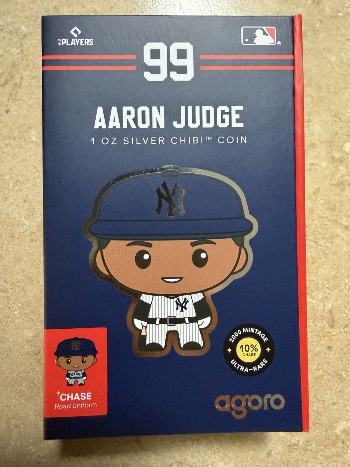 Ultra-Rare Aaron Judge 1 oz Silver Chibi Coin 10% Chance Of Chase