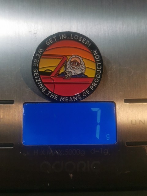 KARL MARX FUNNY SOCIALIST REVOLUTIONARY Pin Badge Patch New High Quality