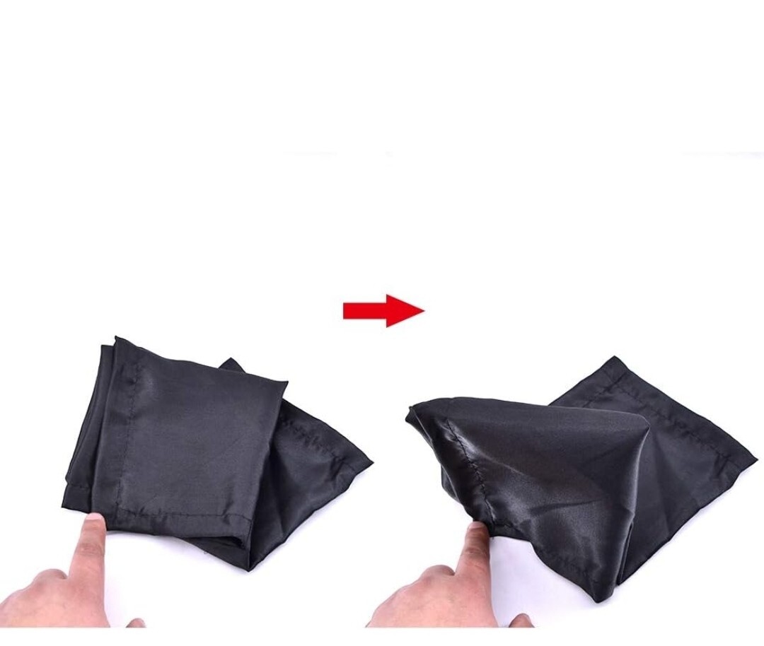 Magic Trick The Haunted Hanky Handkerchief Dancing Scarf Close Up Prop T7