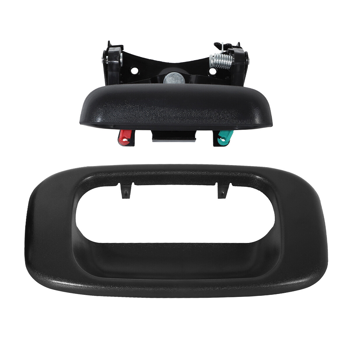 For 1999-2006 Chevy GMC Silverado Sierra Rear Tailgate Handle & Bezel Set Black