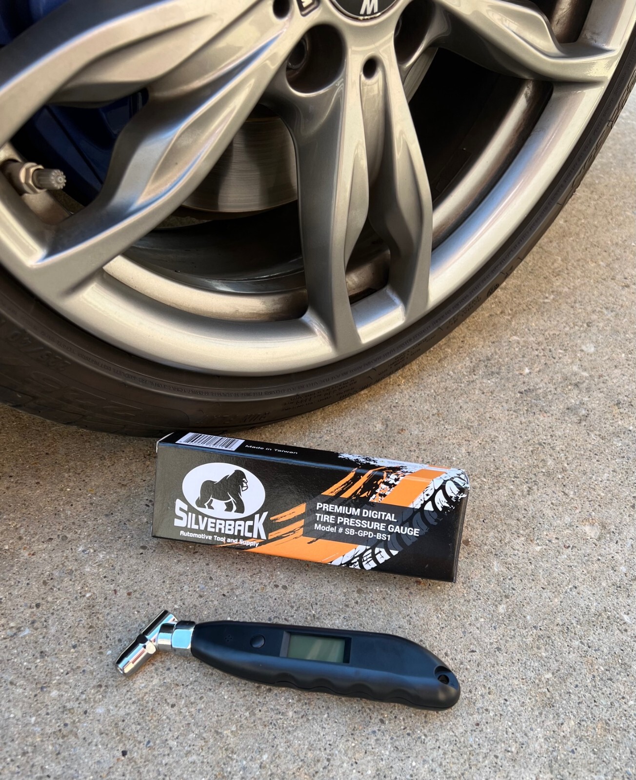 Silverback Automotive Professional Digital Tire Pressure Gauge, 0-150 PSI