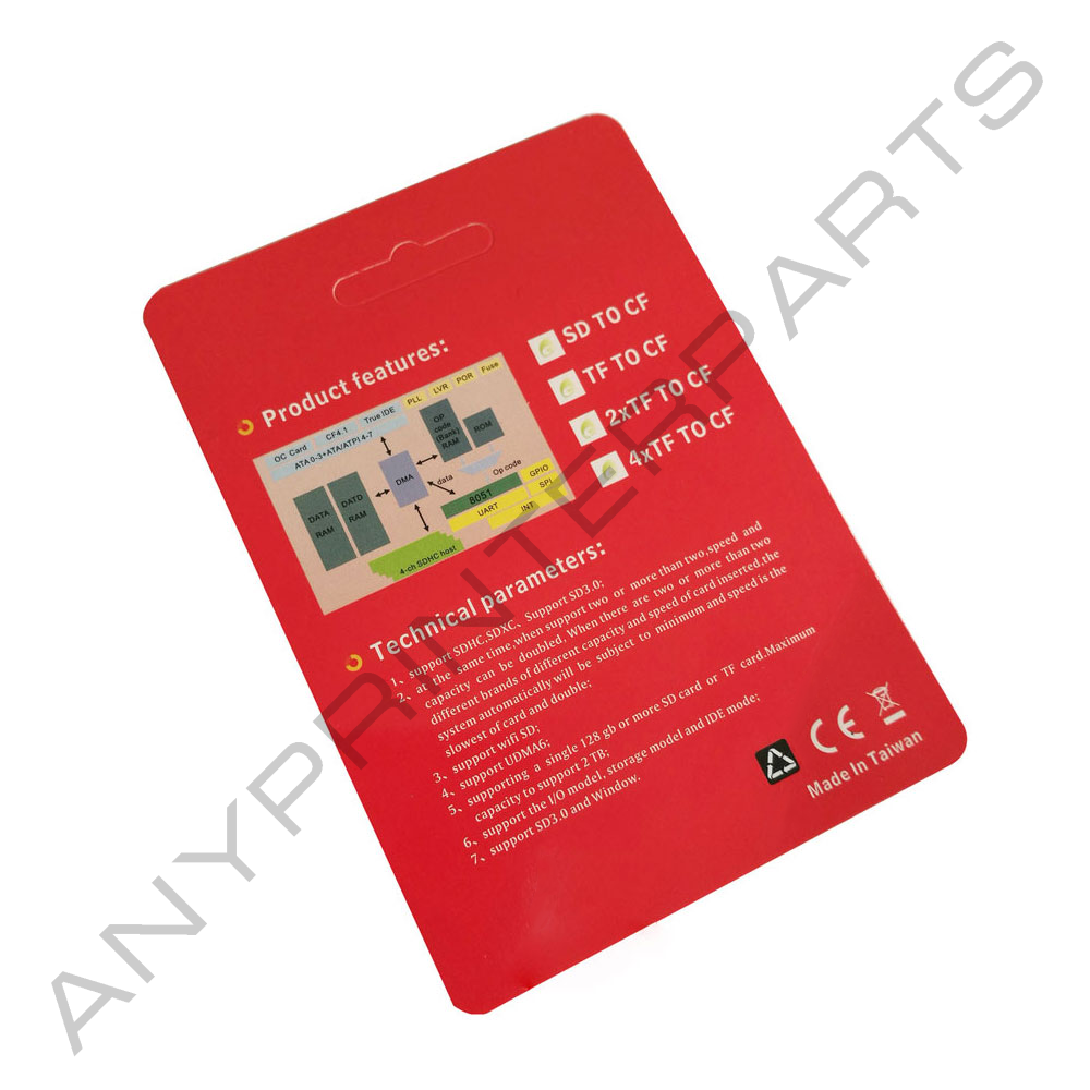 Extreme CF Compact Flash Memory Card Reader Adapter Type I