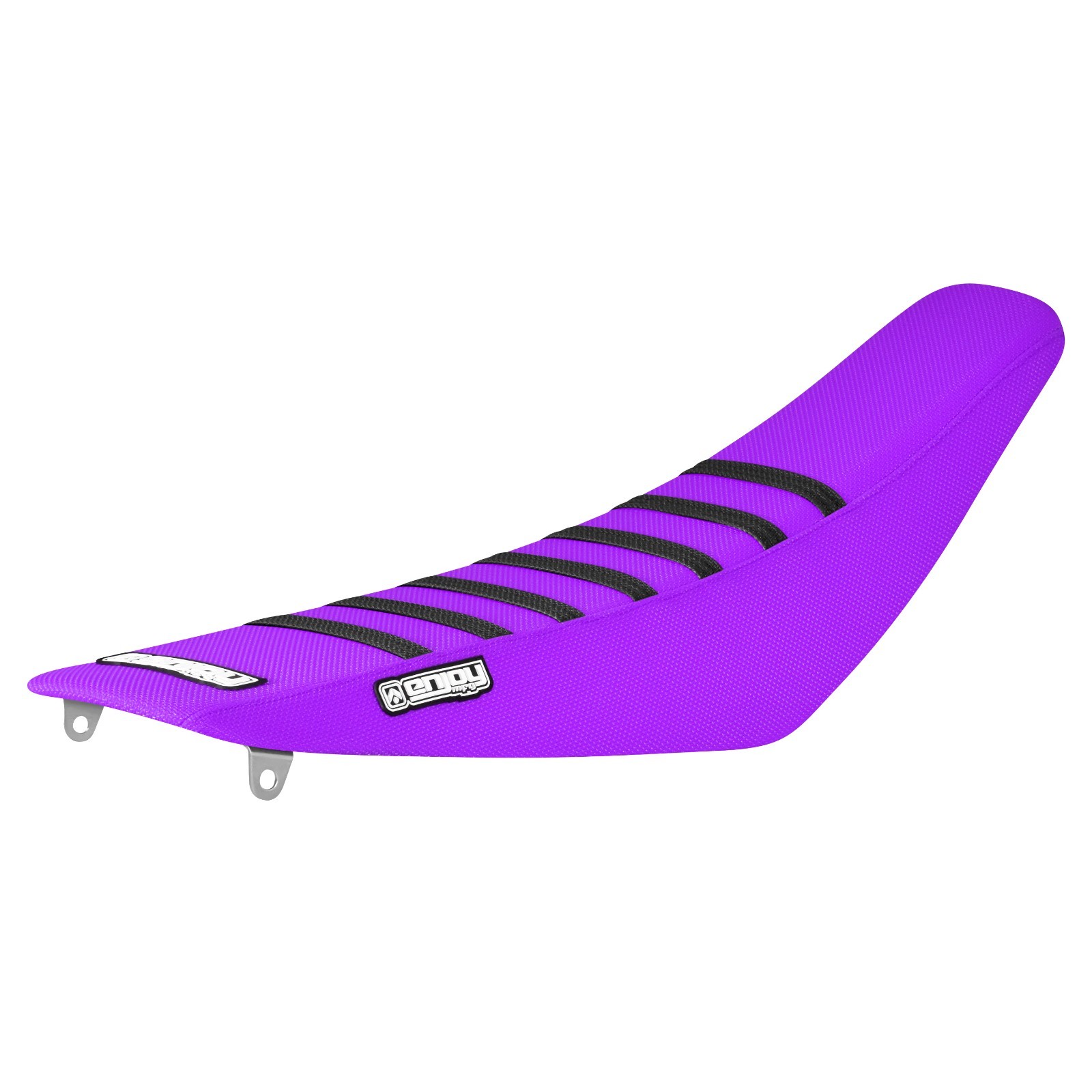 2019-2025 Kawasaki KX KXF 250 gripper seat cover   all PURPLE / BLACK ribs #174