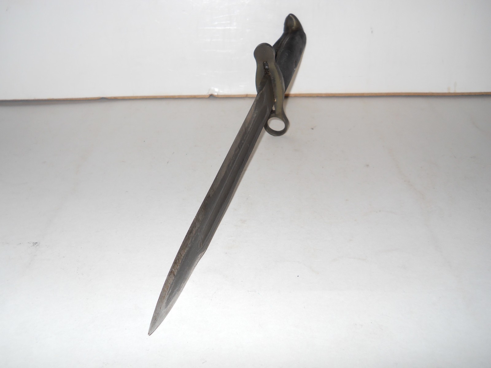 VINTAGE M1 GRAND U.F.H. FLAMING BOMB U.S. BAYONET W/FLAMING BOMB SCABBARD(NICE)