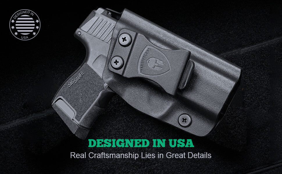 IWB KYDEX Holsters Fit Sig Sauer P365/P365 SAS/P365X/Sig Sauer P365XL Pistol