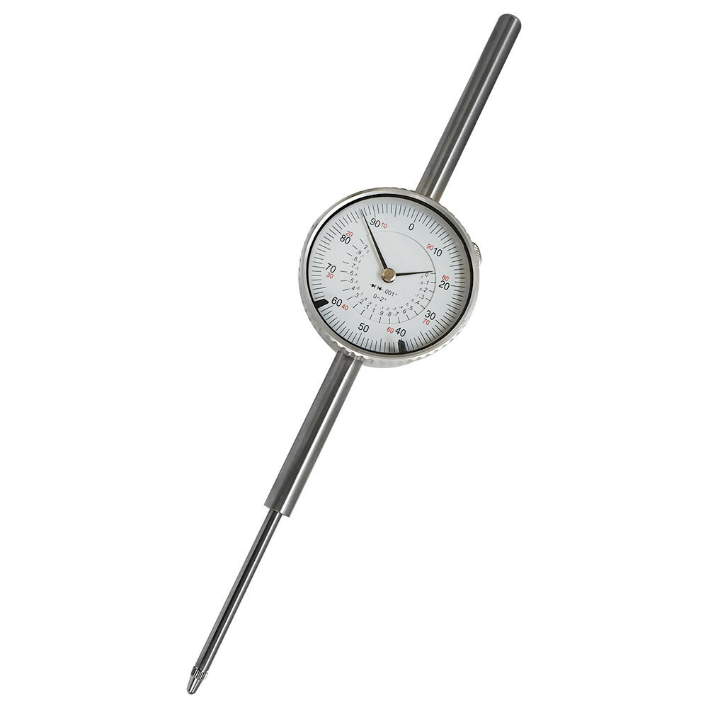 0-2 Inch Dial Indicator Travel Dial Indicator .001 Grad Lathe Precision Tool