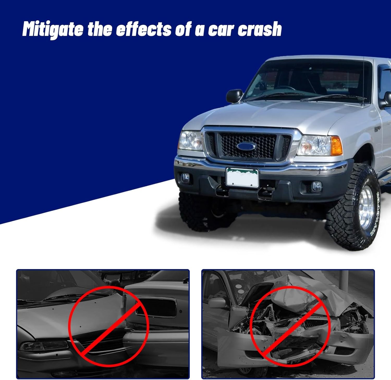 Replacement Parts Front Grille Grill Assembly Compatible With Ford Ranger (Edge,