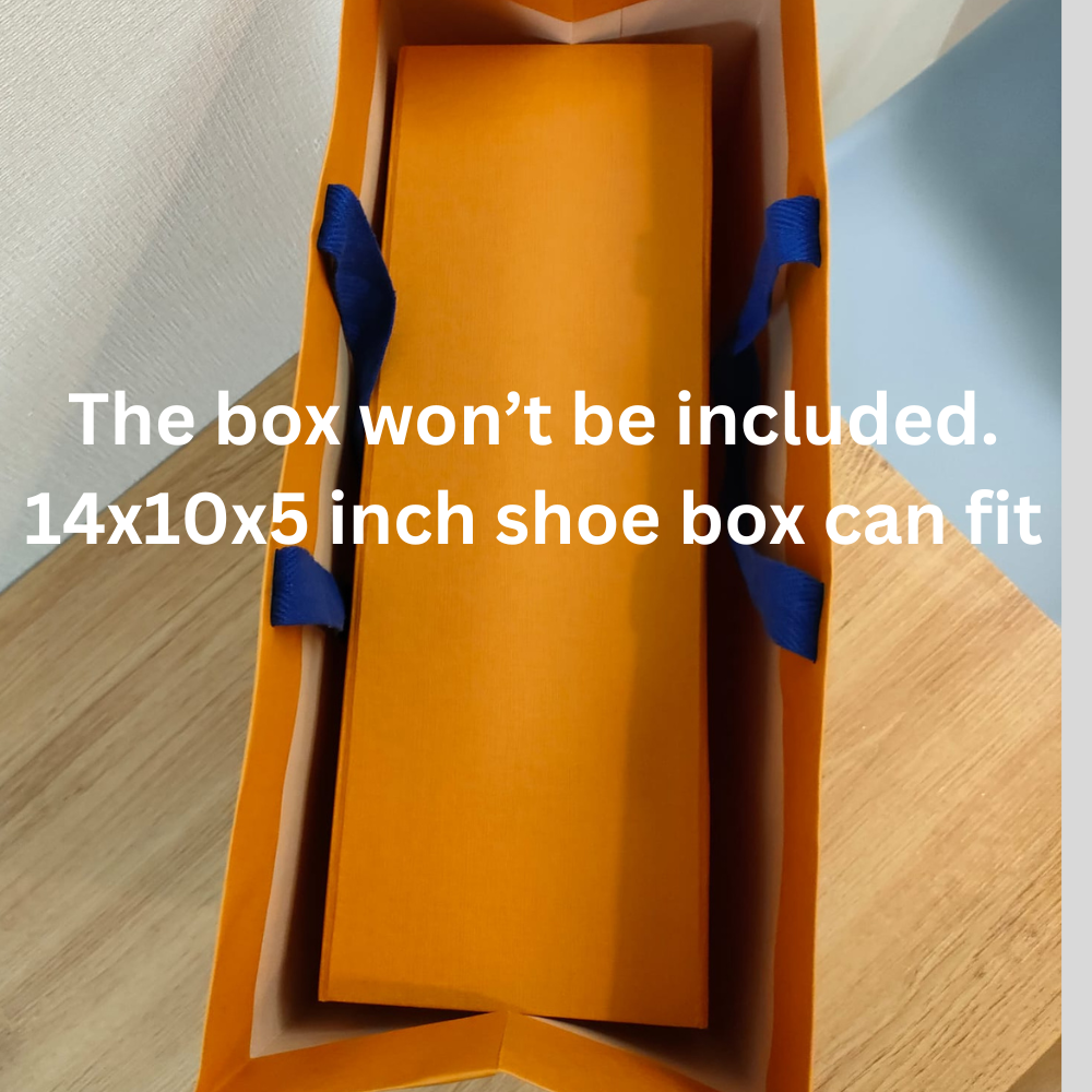 LOUIS VUITTON 15.6 X 13.25 X 6.25 Large Authentic Gift Shopping Paper Bag Orange