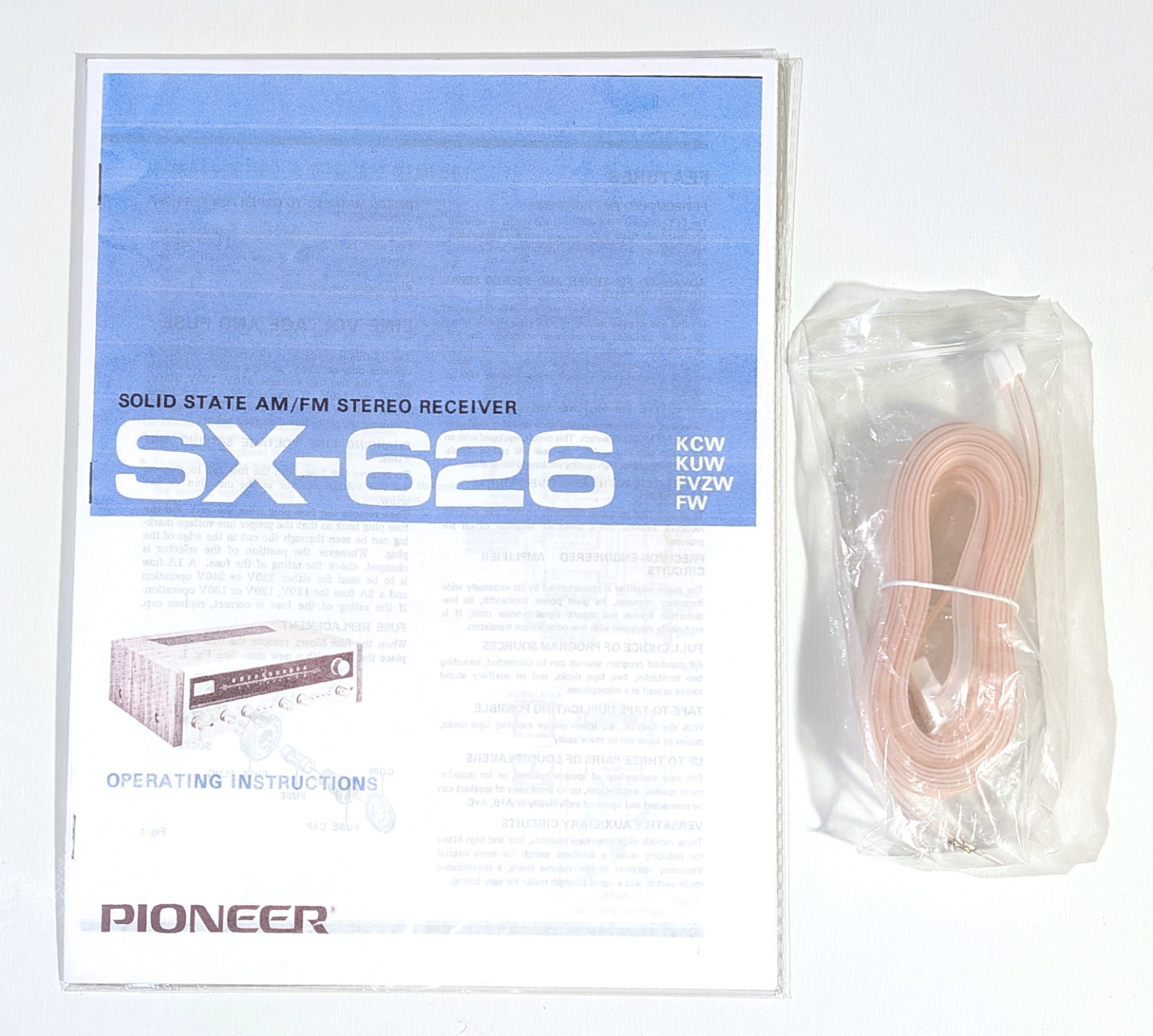 🔥【PRO SERVICED】Pioneer SX-626 Stereo 40W Receiver! ~XSTR/CAP/LED MODS💥GUARANTY