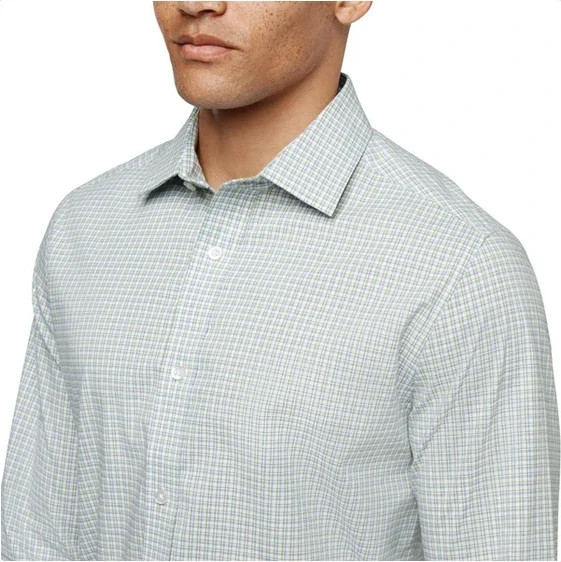 Banana Republic Men's Slim Fit Stretch Poplin Shirt XXL Striped