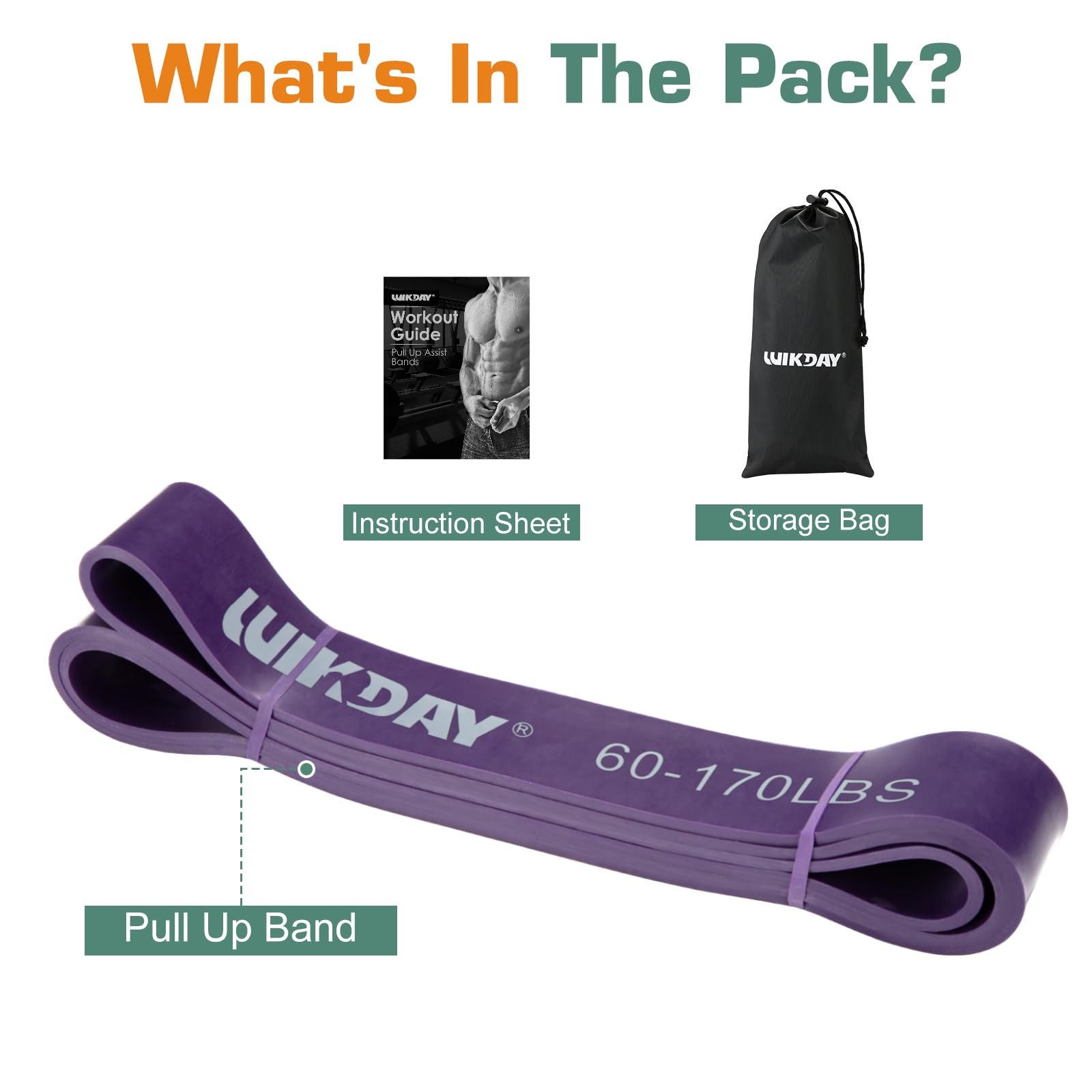 Resistance Bands for Working Out, Exercise Bands, Workout Bands, Pull Up Assi...