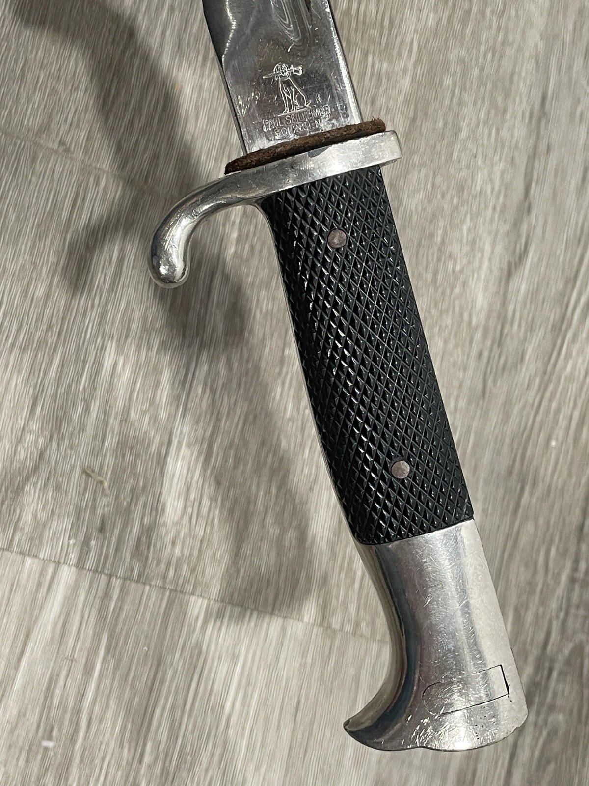 Rare Dog Scarce Maker Mark Paul Heilheimer Solingen Dress Bayonet