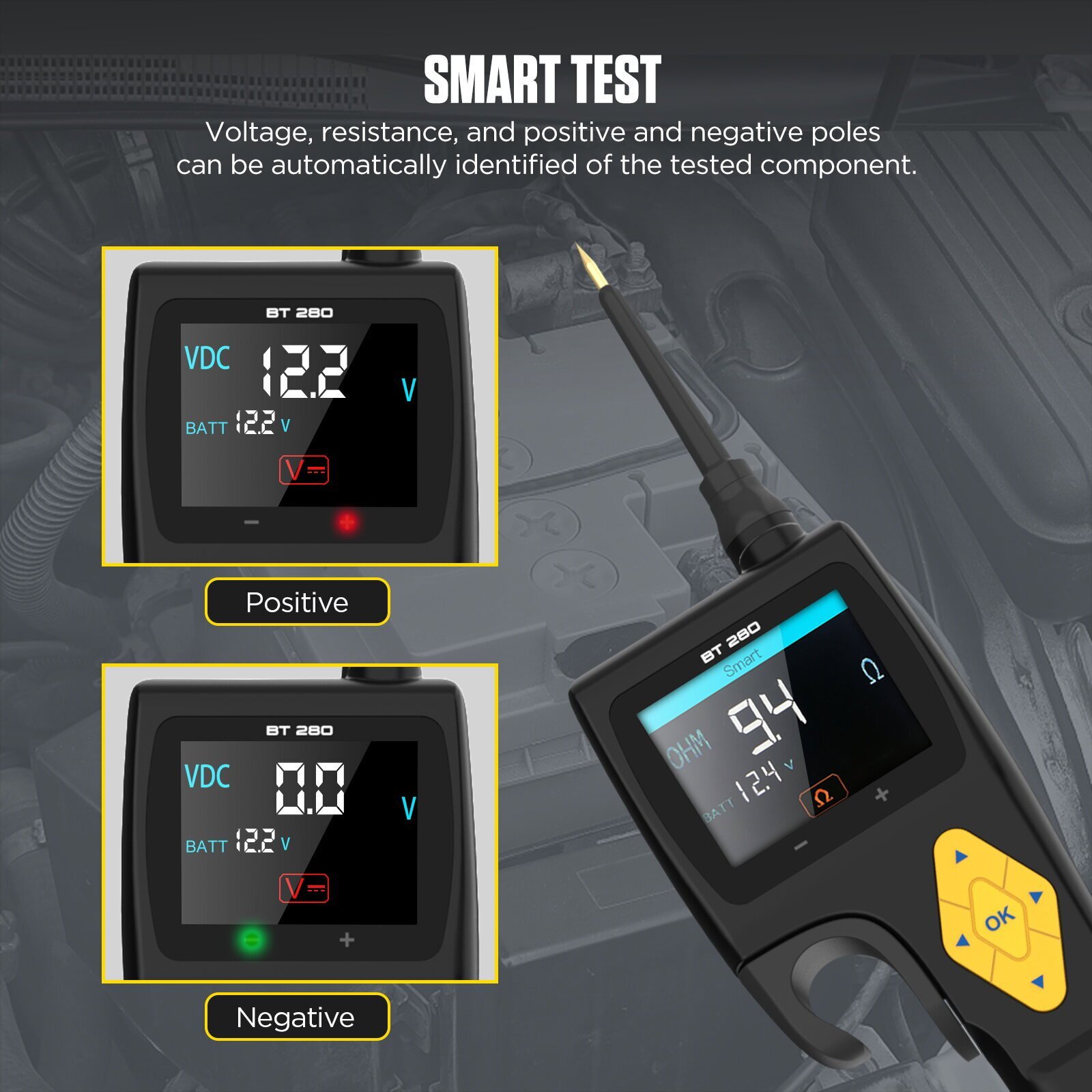 9V-30V Electrical Circuit Tester Probe Diagnostic Multimeter Oscilloscope Test