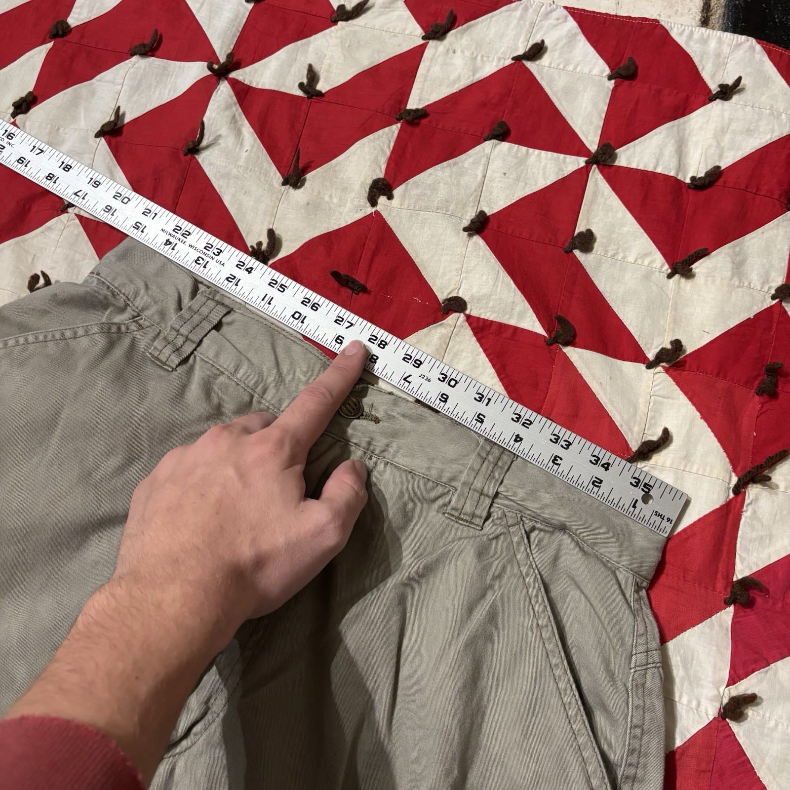 Vintage Y2K Masters Of Architectural Clothing Pants Raver As Is Worn Beige