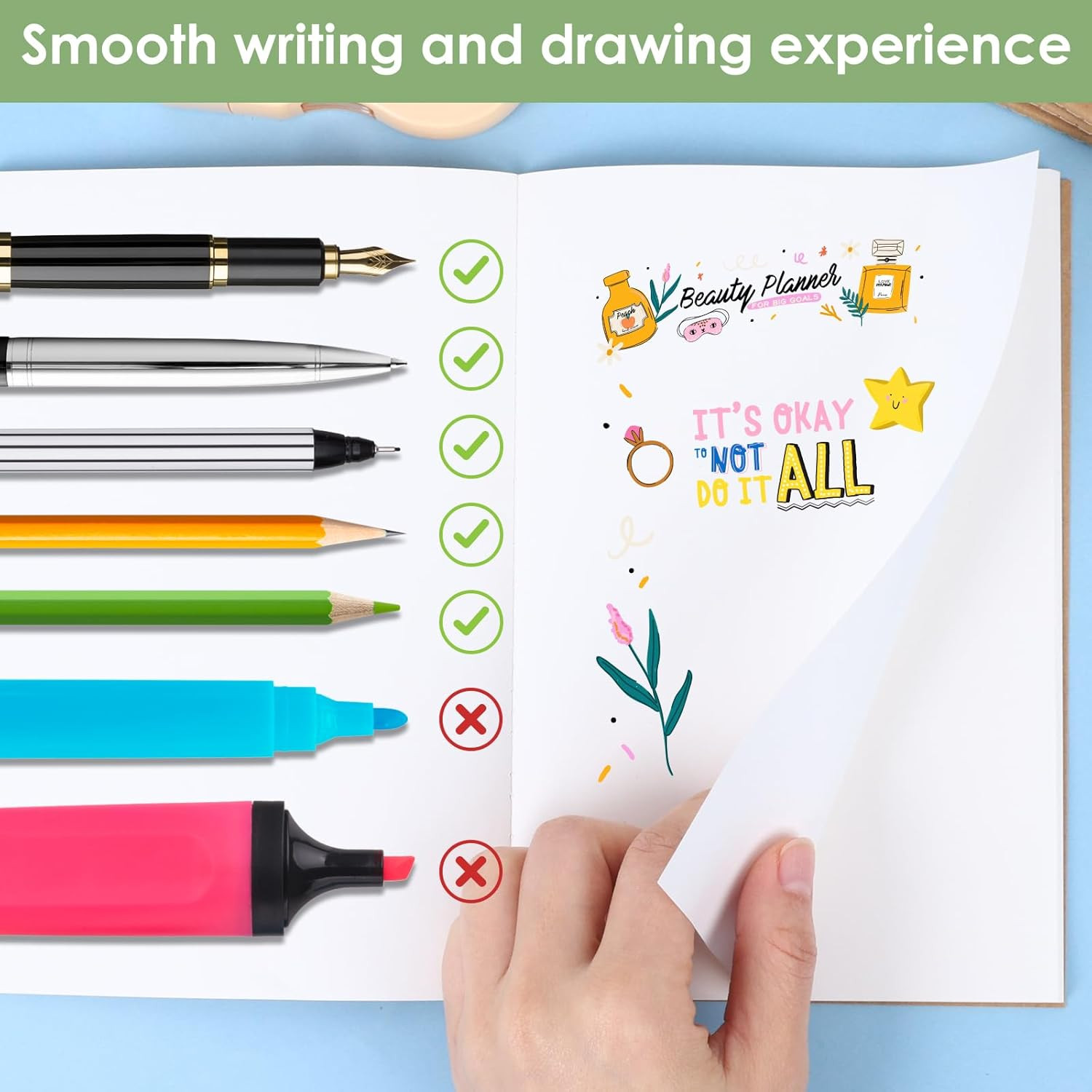 8 Pack Blank Kraft Notebooks Journals Notebook Sketch Drawing Pad Book Bulk for