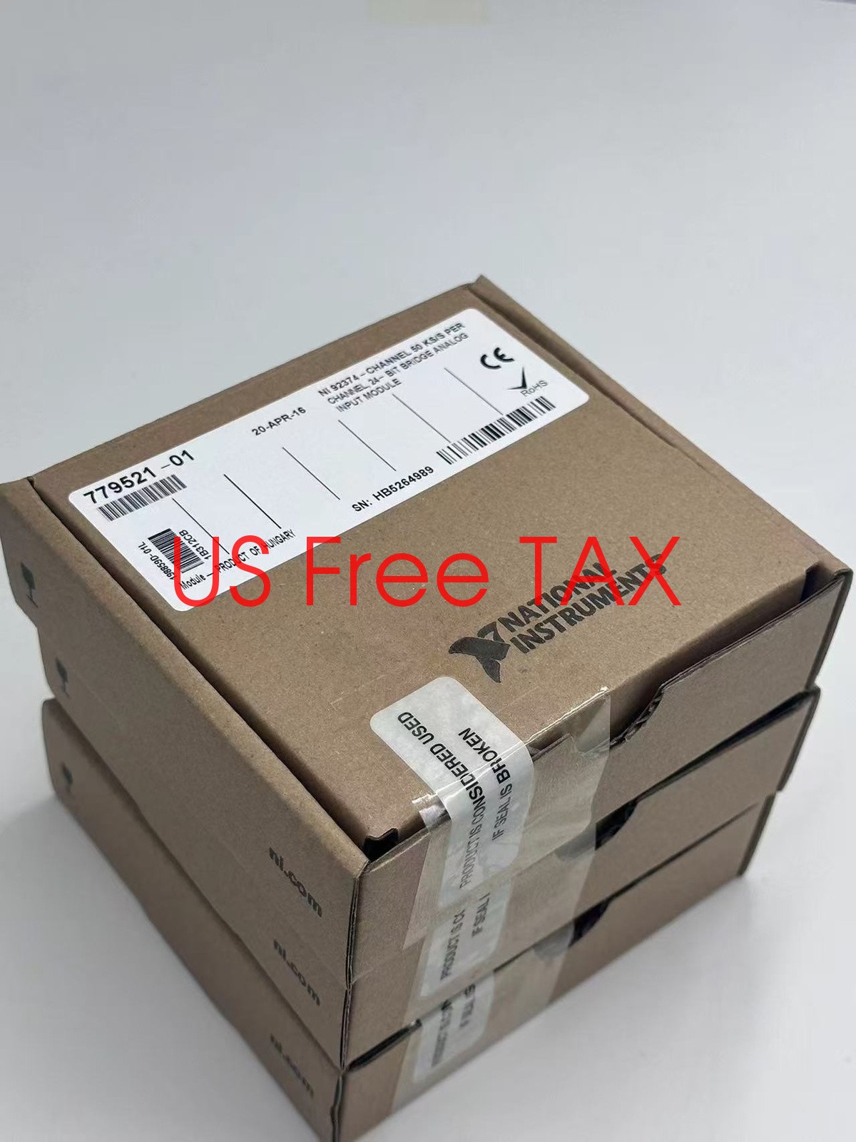 National Instruments NI 9237 cDAQ Strain / Bridge Input Module, RJ50 new in box