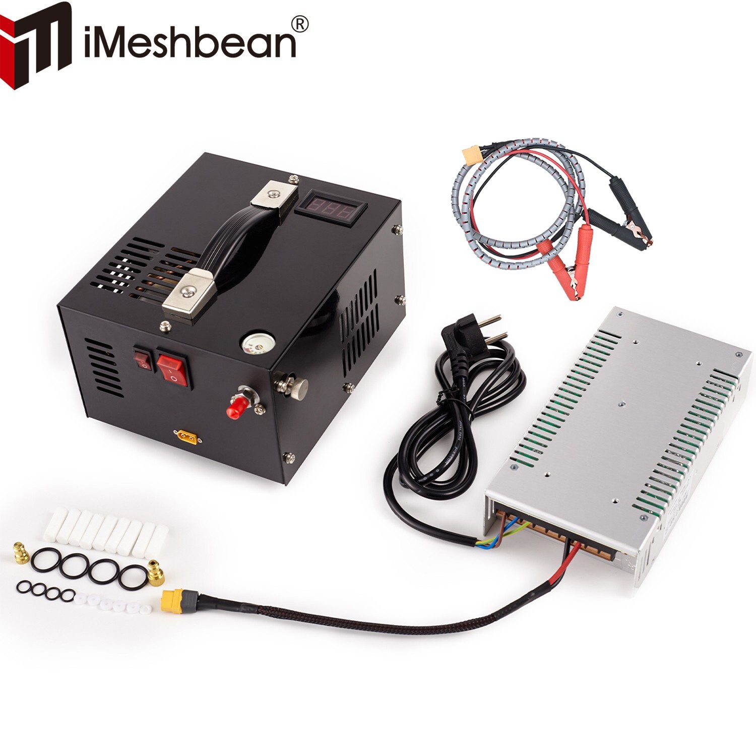 PCP Air Compressor 12V/110V/220V Manual-Stop High Pressure PUMP 30Mpa/4500Psi