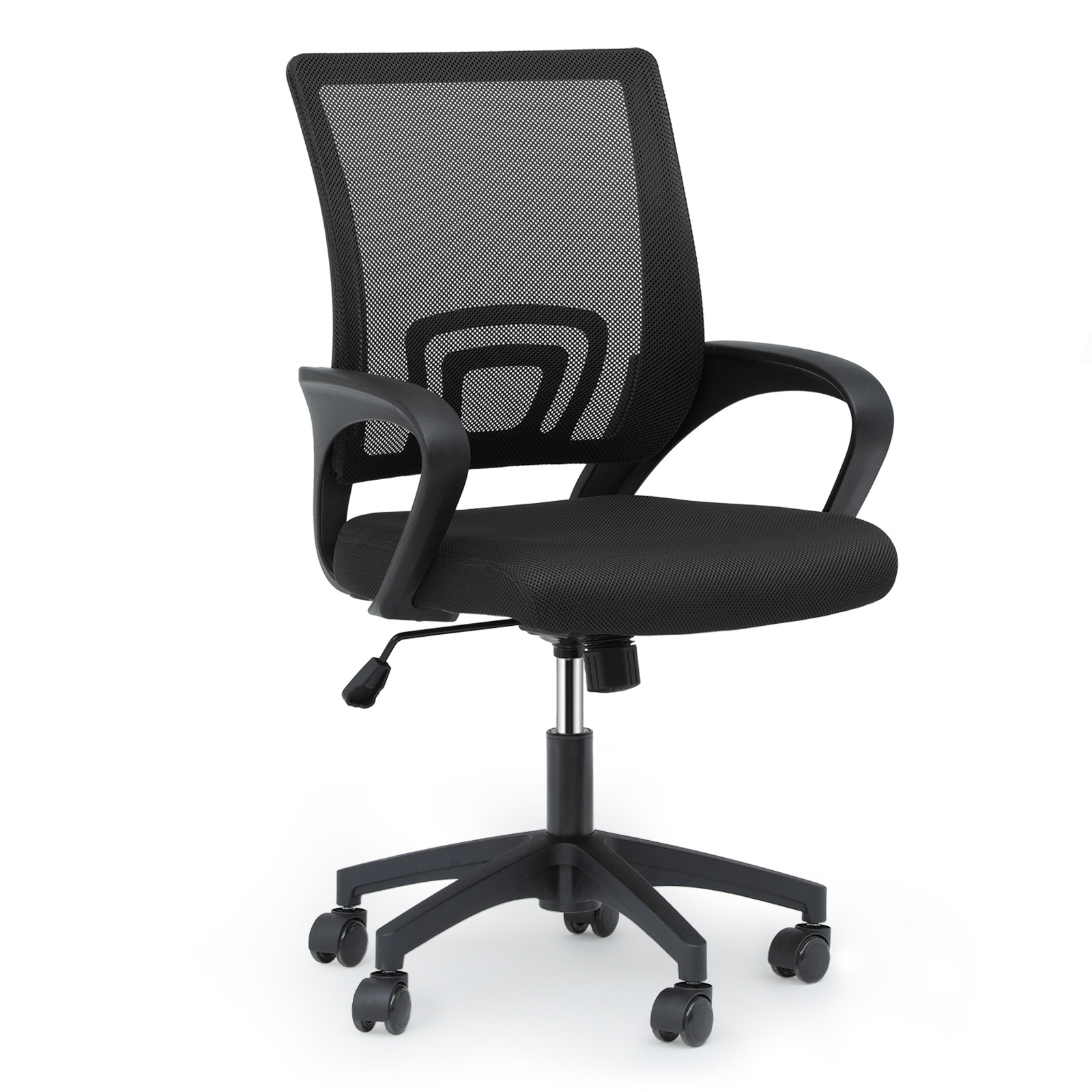 Adjustable Height Swivel Computer Home Office Ergonomic Desk Mesh Chair Black