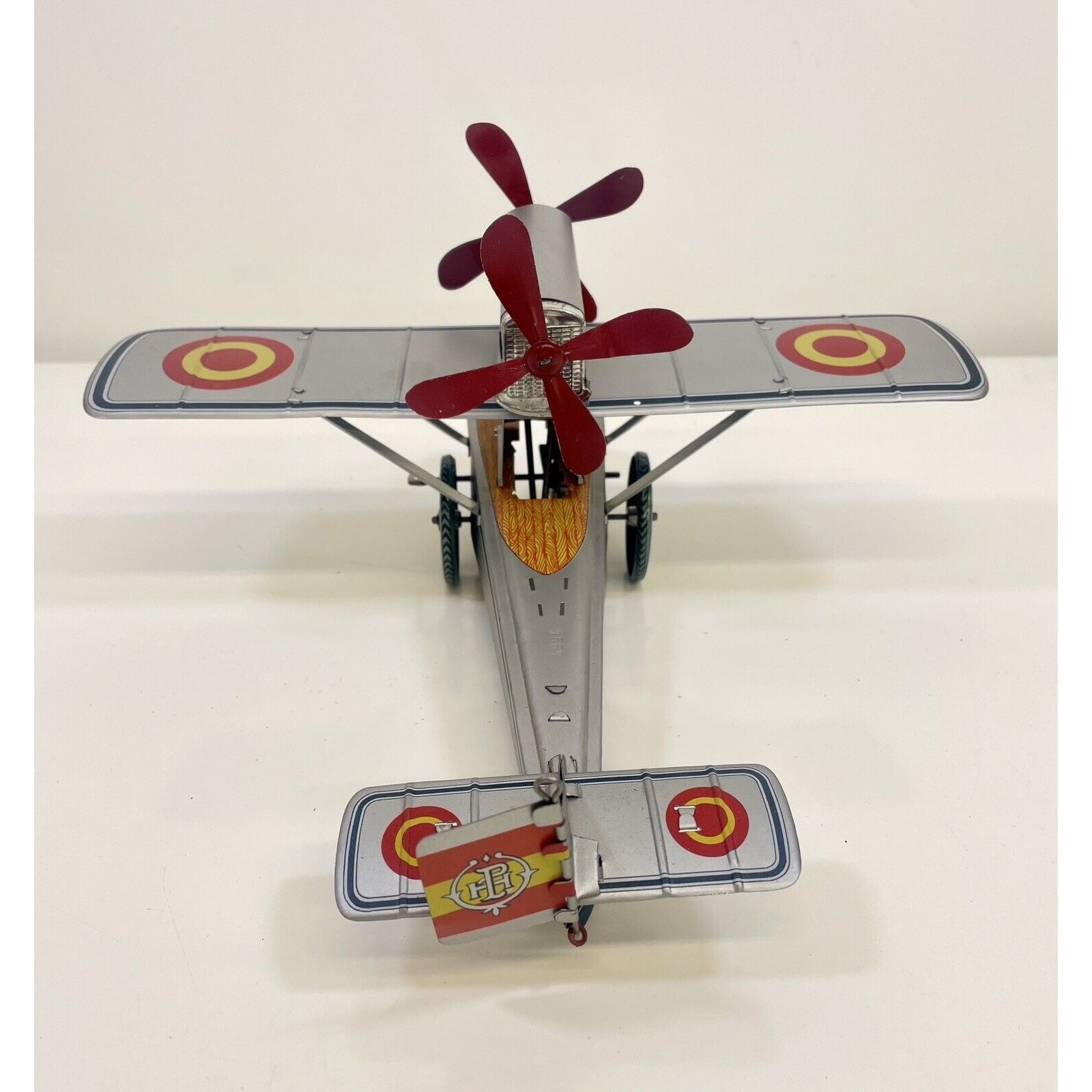 Paya Seaplane Airplane Windup Tin Toy Clockwork Spain