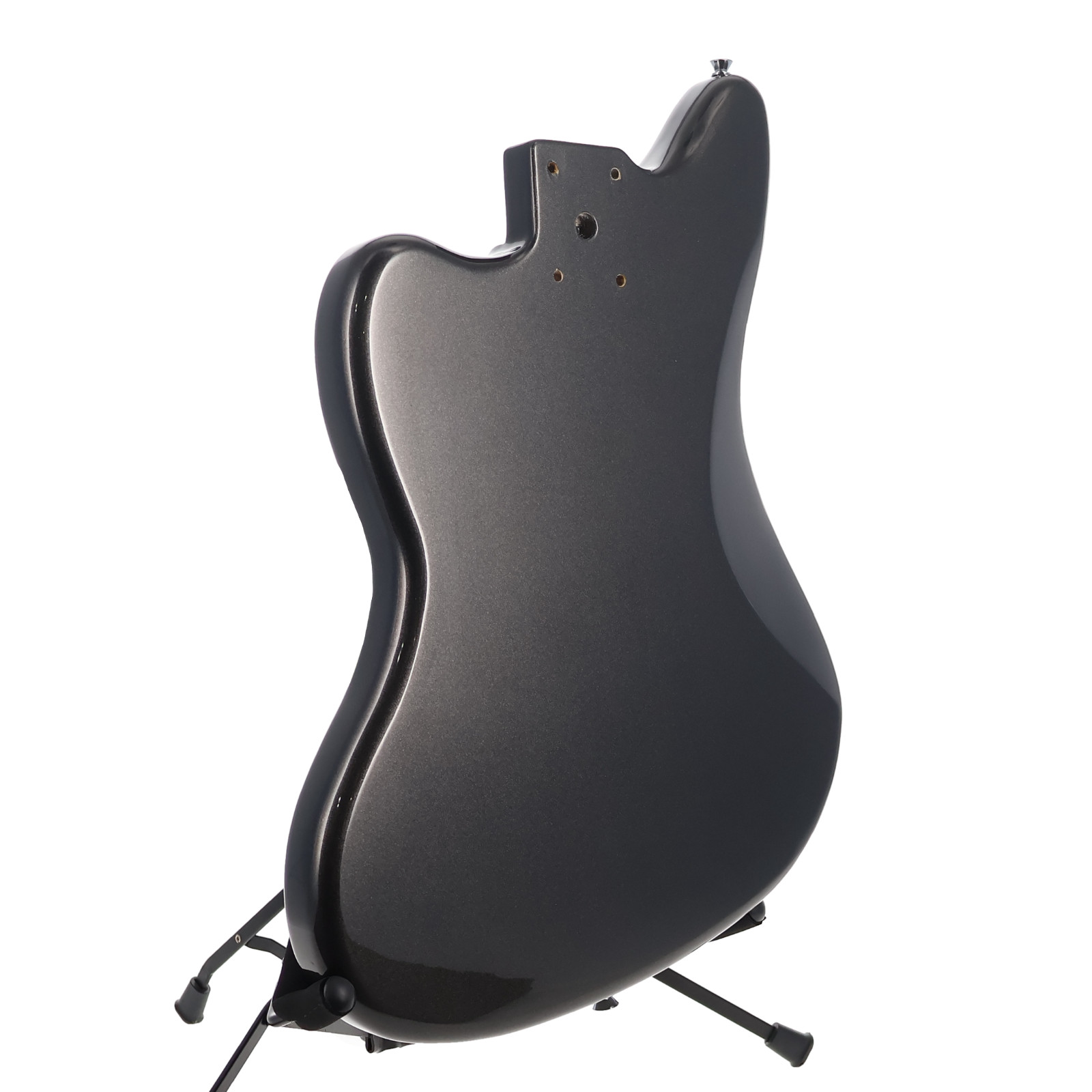 Squier Jaguar Bass Body Affinity Series Charcoal Frost Metallic Fully Loaded