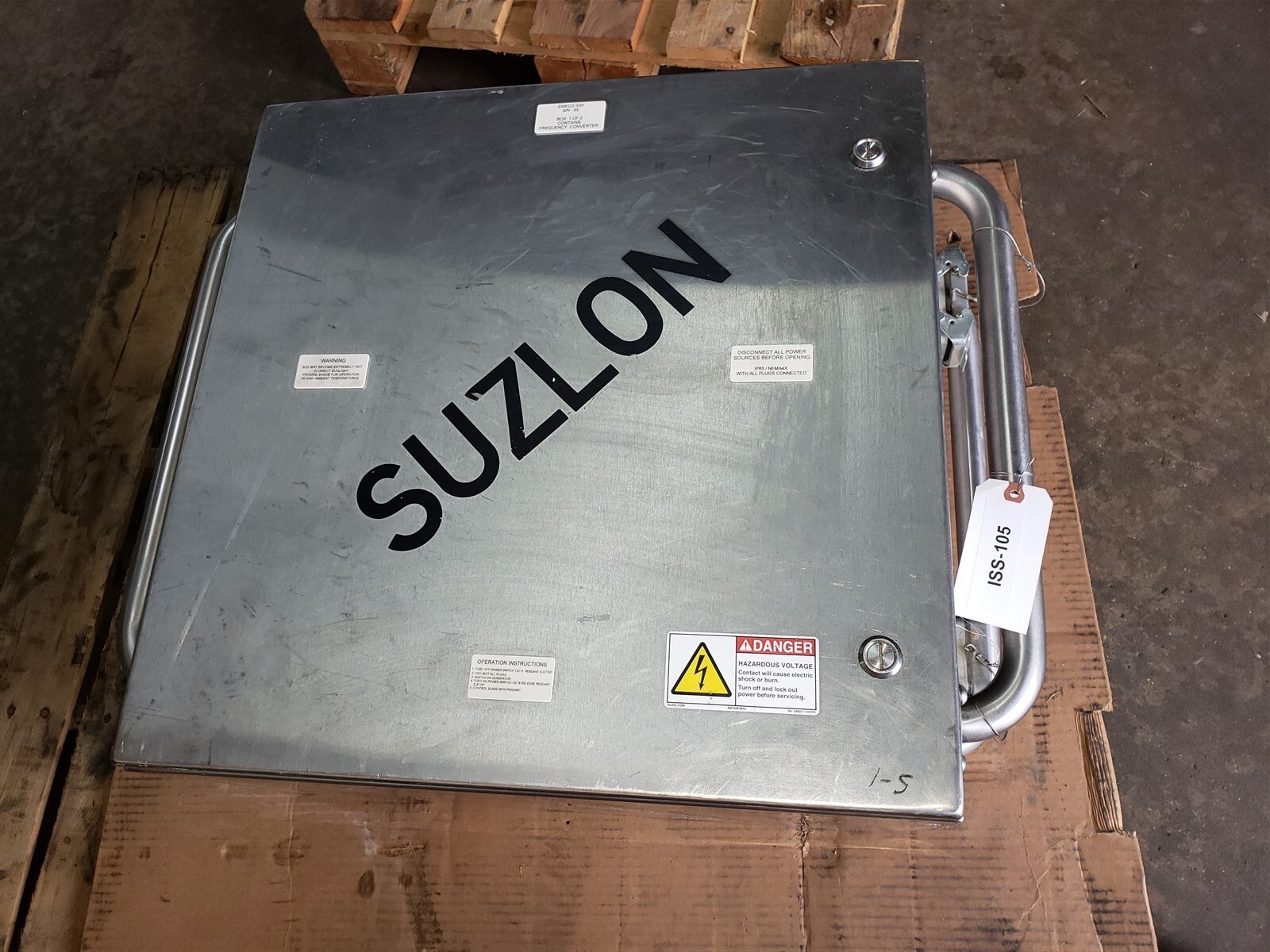 LTi DRIVES PM-E40.2DRA054P FW. 130.00-10 Wind Turbine Pitch Control Inverter 05