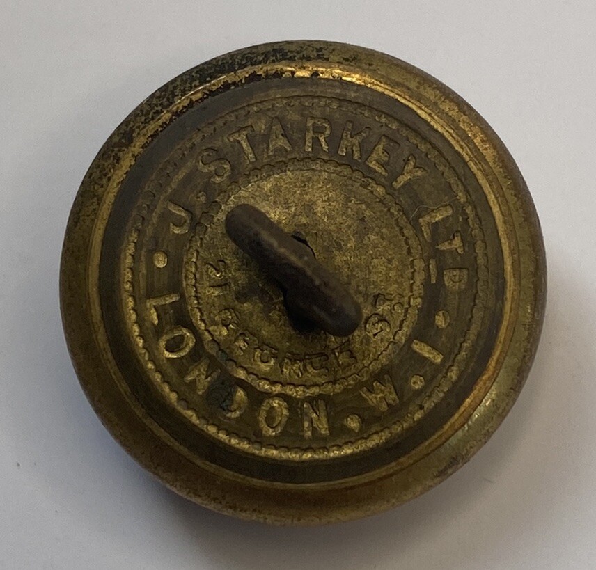 Vintage US Naval Button by J. Starkey of London 21 George Street, Navy history