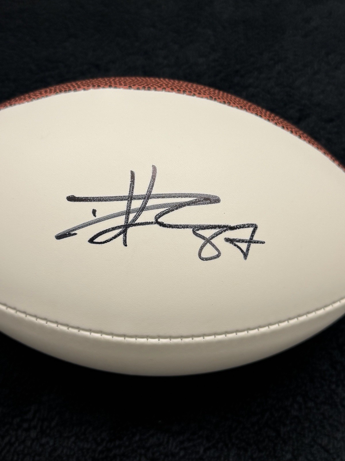 Travis Kelce Signed Kansas City Chiefs Mini Football with COA