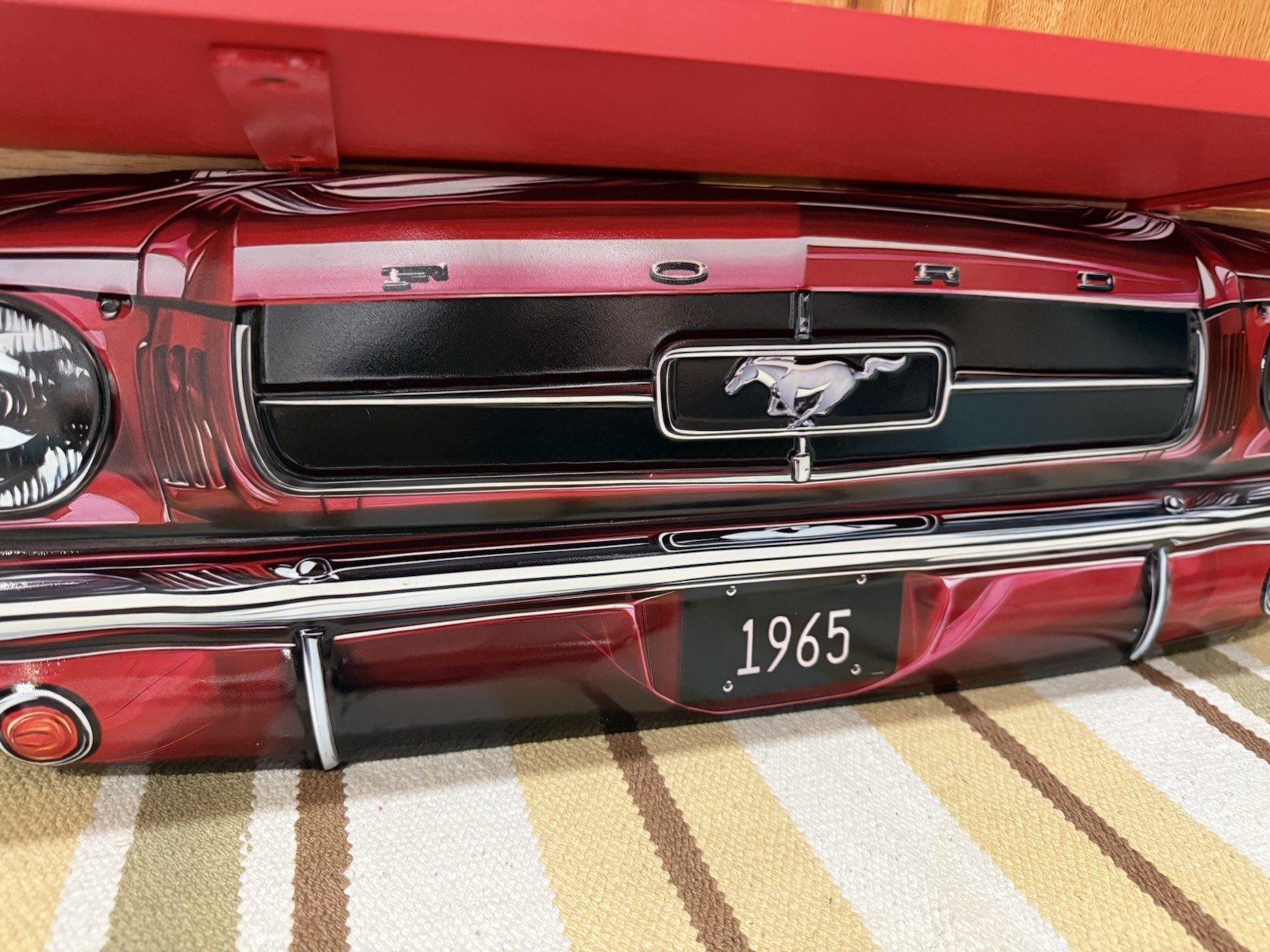 Ford Mustang Shelf 1965 Parts Gas Oil Shelby 5.0 Boss Vintage Style Wall Decor