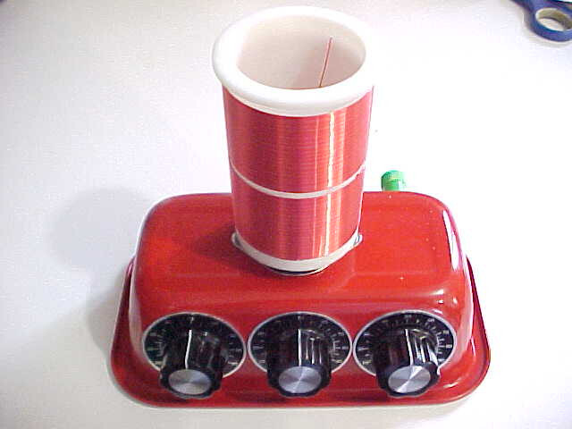 AM CRYSTAL RADIO AM BDCST. RECEIVER WITH TUNABLE TRAP FOR BCI