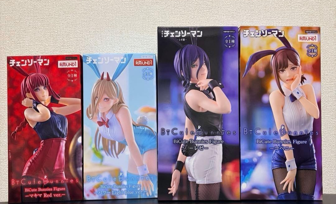 Chainsaw Man BiCute Bunnies Figure Power & Makima ＆ Kobeni ＆ ReZe Limited Figure