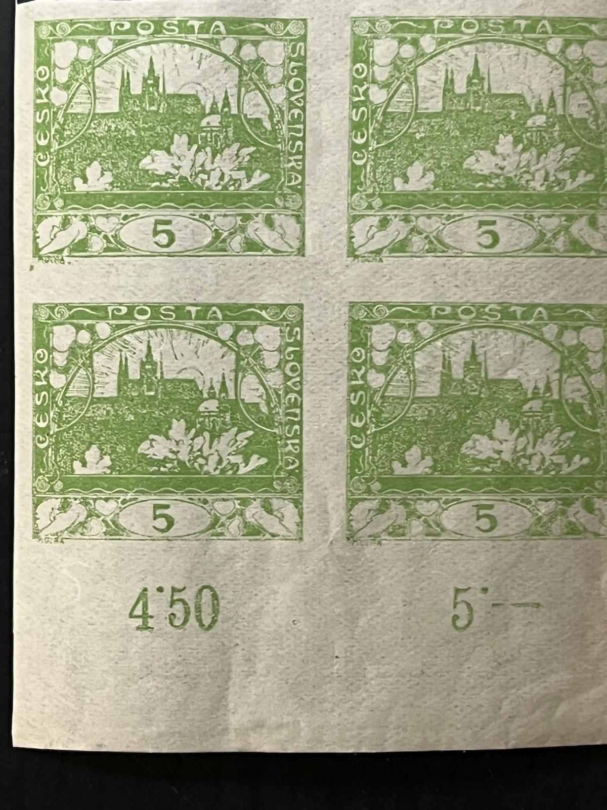 CZECHOSLOVAKIA - 1918/1919, Collection of several Blocks - MNH