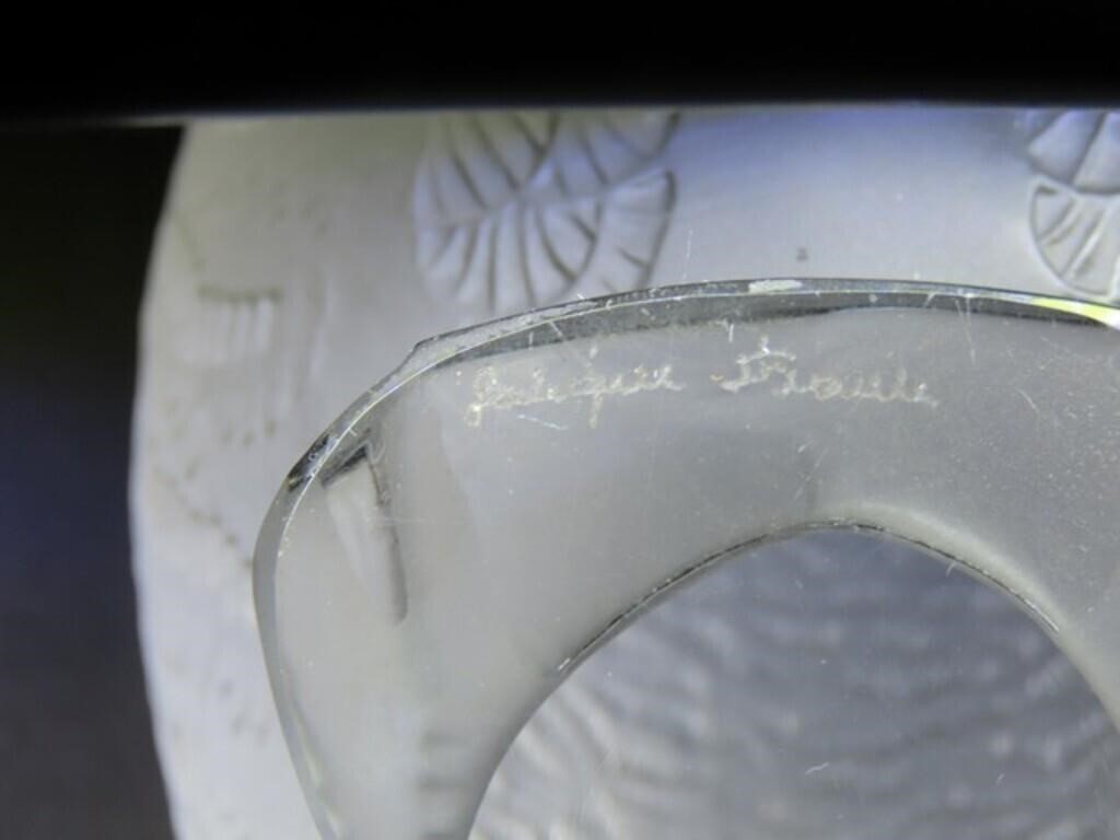 Lalique Crystal Perdrix 3" T, 3" W, 6" L