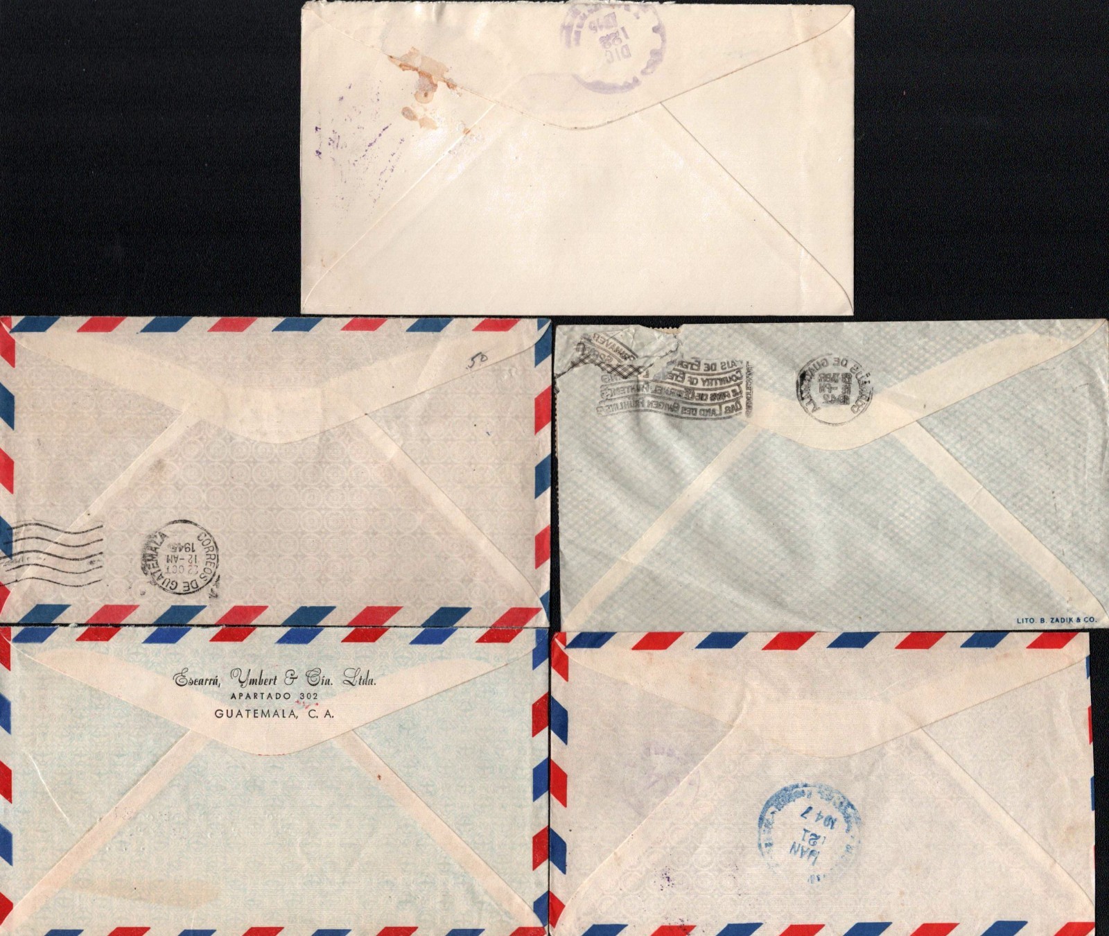 Guatemala Cover Collection - 9 Items - [Group 8]