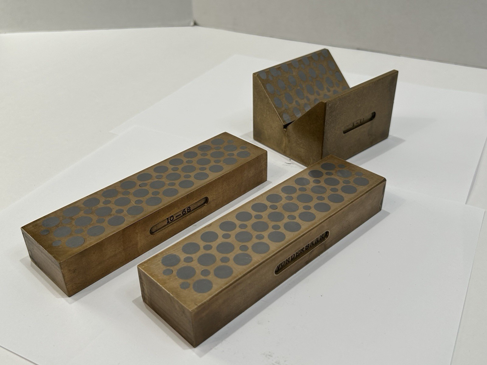 Magnetic Parallel Set and V Block, Toolmaker Made USA