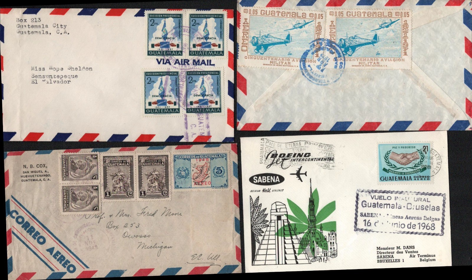 Guatemala Cover Collection - 10 Items - [Group 4]