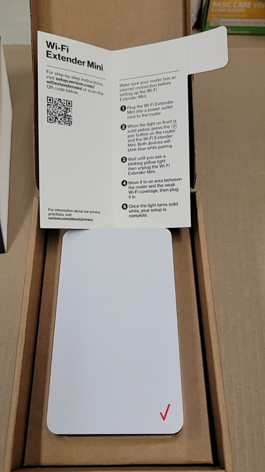 Verizon Wi-Fi Extender Mini (SKU: ASK-AP5685) New Open box