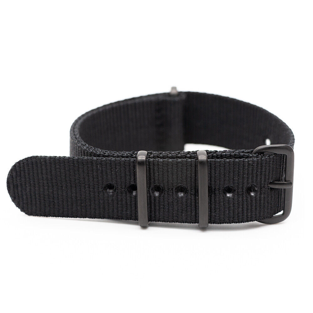 18mm 20mm 22mm Durable Military Woven Nylon Wrist Watch Band Quick Release Strap