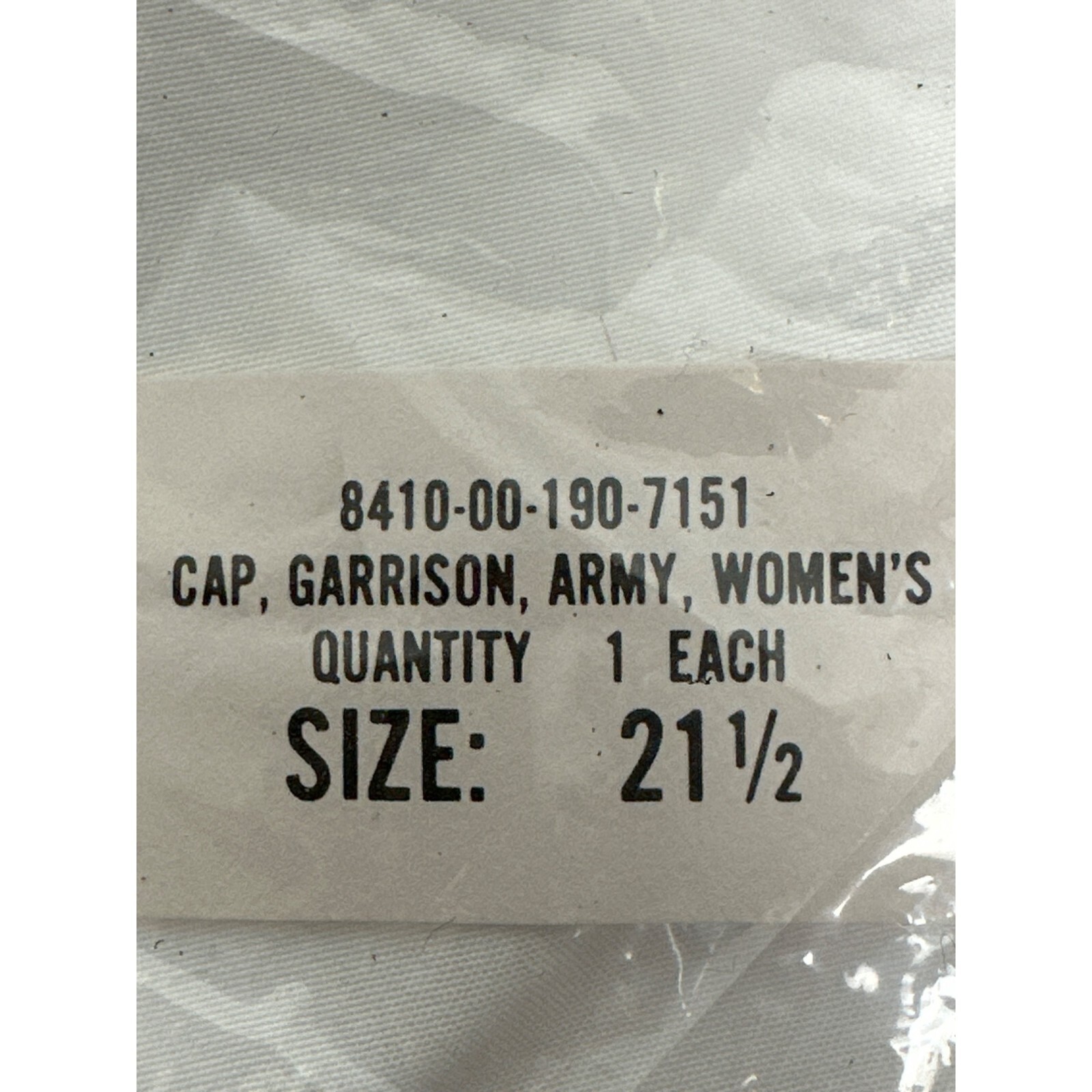Vintage U.S. Army Female Garrison Cap 8410-00-190-7151 NEW
