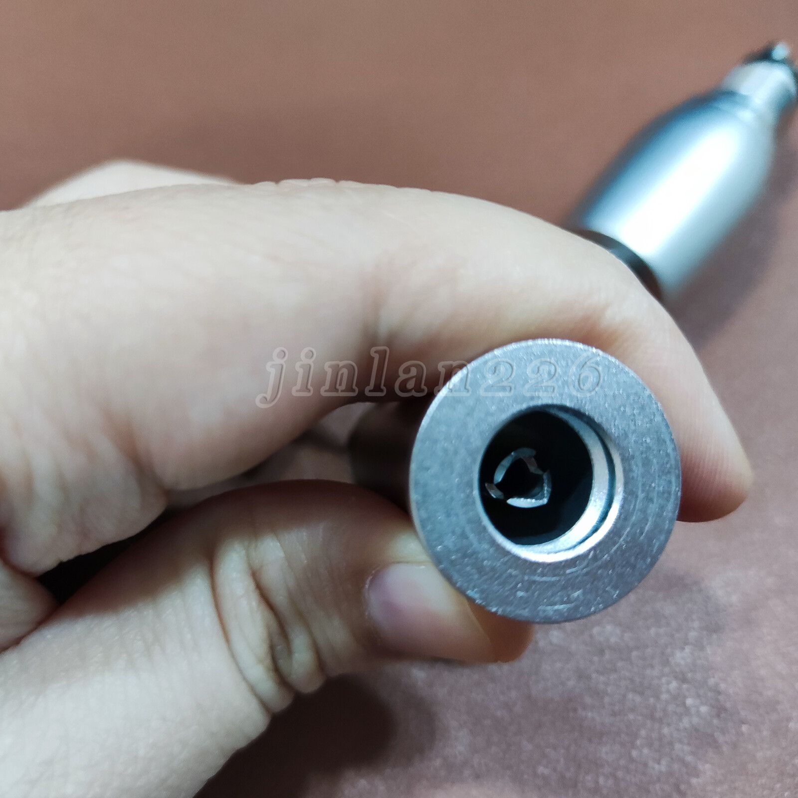 Dental Hygiene Prophy Handpiece Air Motor 4Holes & 4:1 Nose Cone 360° Swivel