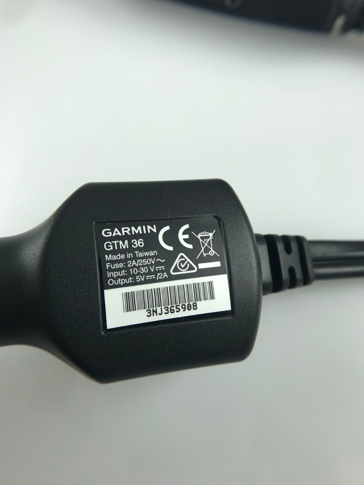 Original GARMIN GTM 36 Traffic Receiver charger Power cable + Antenna Extension