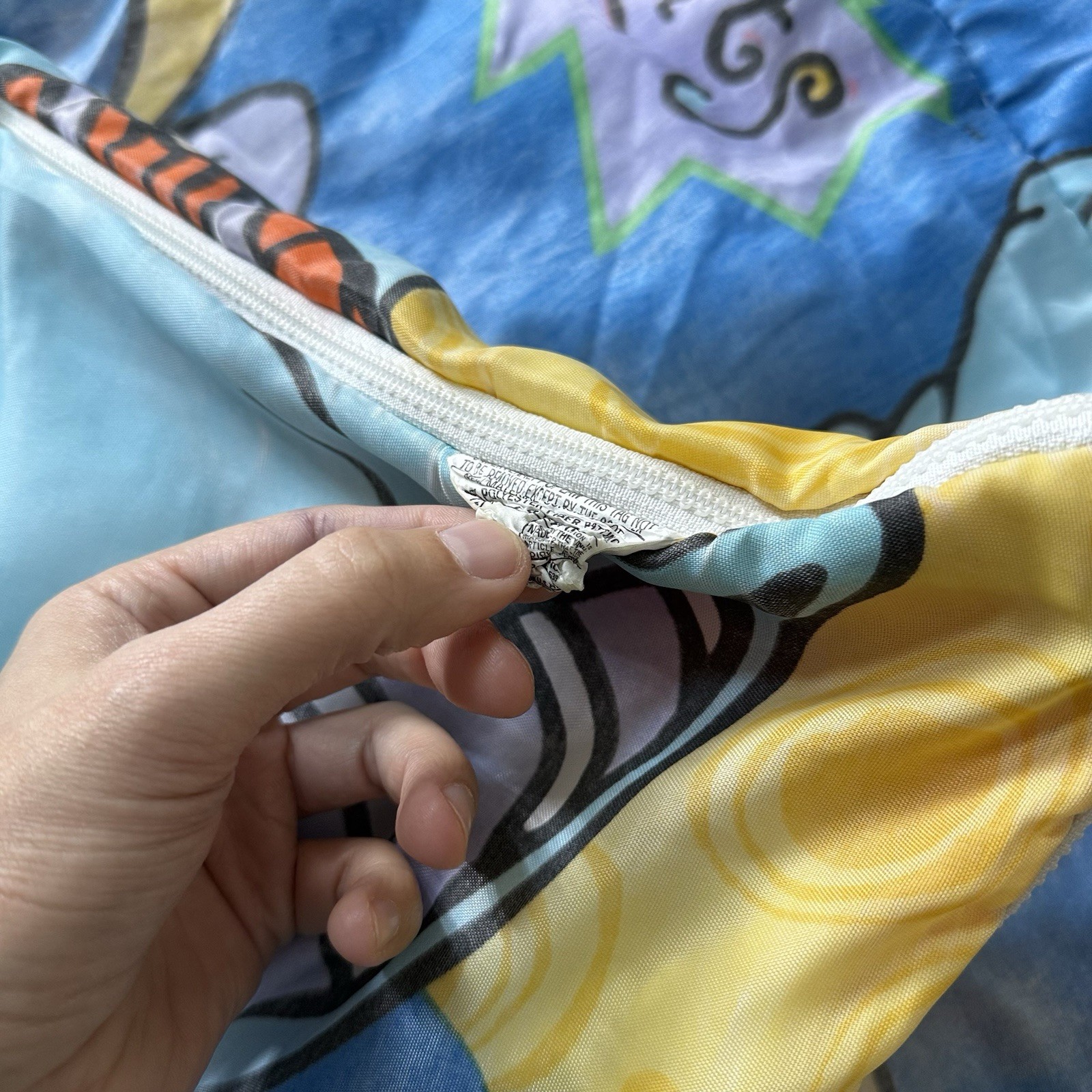 Vintage 1997 Rugrats Sleeping Bag Nickelodeon Tommy Chuckie Kids Retro 90s