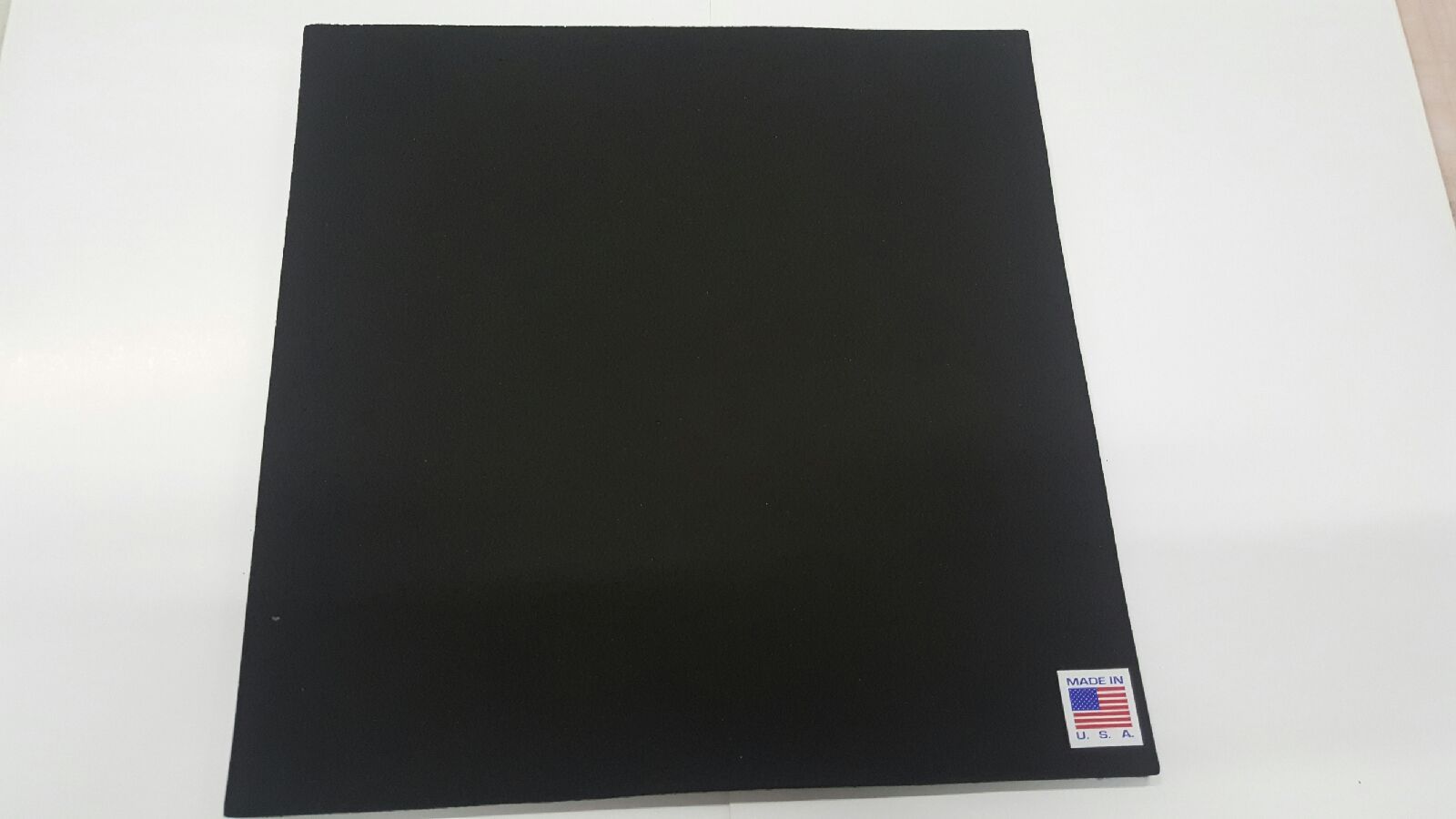 1/8 x 12" x 12" NEOPRENE/EPDM CLOSED CELL SPONGE RUBBER ADHESIVE BACK