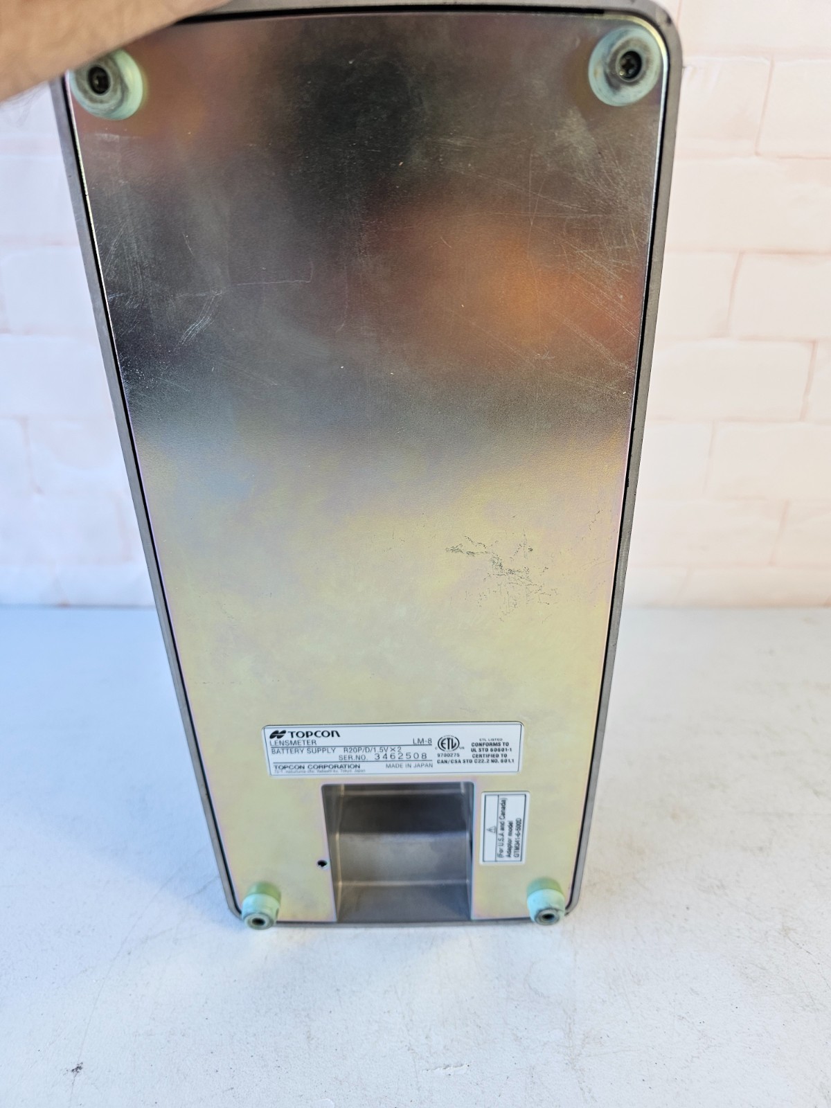 Topcon LM-8 Lensmeter *Parts Unit, Powers On*