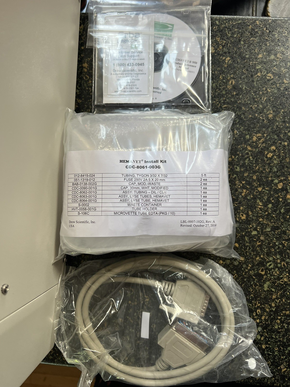 Drew Scientific Mascot Hemavet 950 Multi-Species Hematology Analyzer