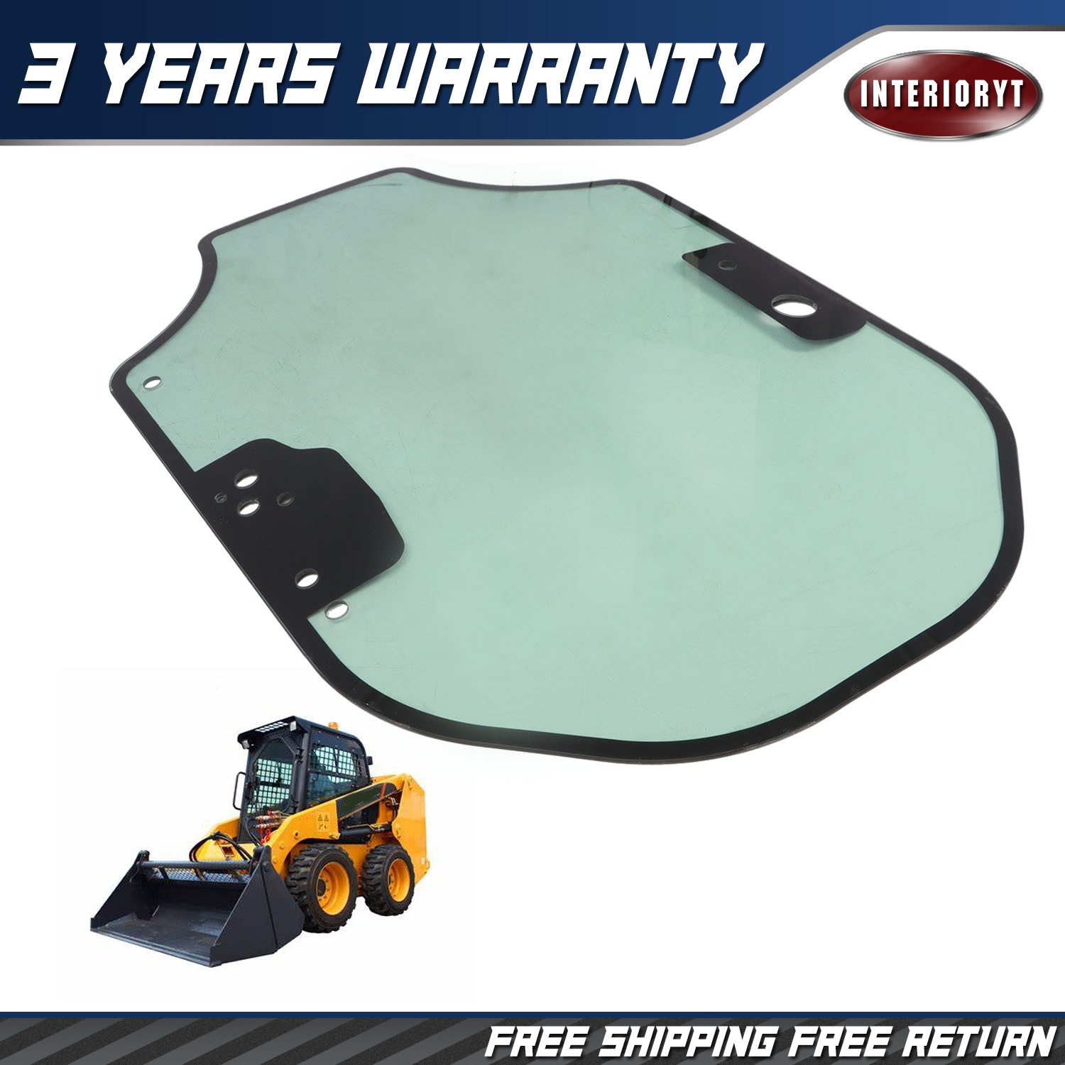 Cab Glass Door For Caterpillar Skid Steer 259D, 246D3, 279D, 226D, 236D 345-6230