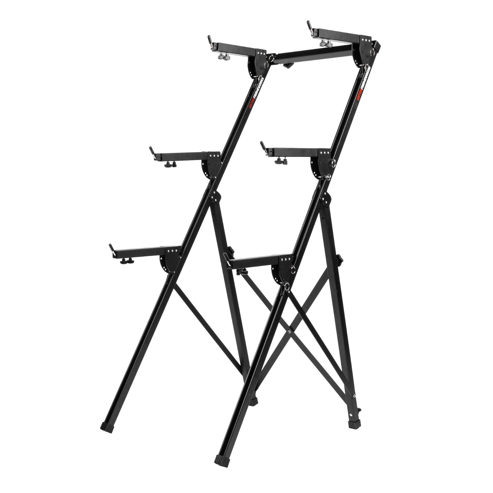 Gator Frameworks Keyboard Stands Series A-Frame Style with 3-Tiers Adjustable