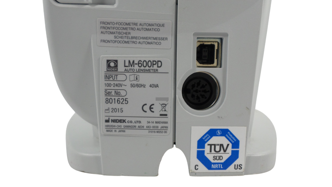 Nidek LM-600 PD Auto Lensmeter - Free Shipping